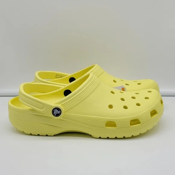 CROCS | Shoes | New Croc Classic Clog Adult Yellow | Poshmark